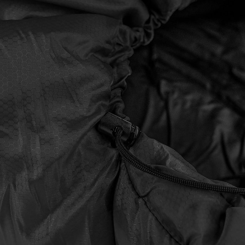 Sac de dormit Alpinus Warm 1350 stâng negru 5