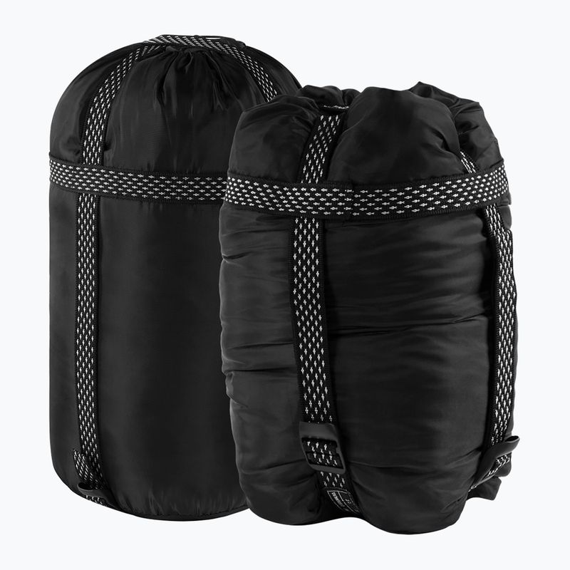 Sac de dormit Alpinus Warm 1500 stâng negru 2