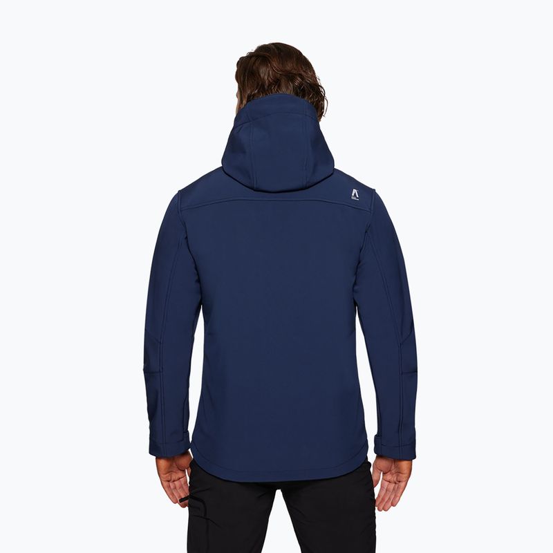 Geacă softshell pentru bărbați Alpinus ASO navy blue 3