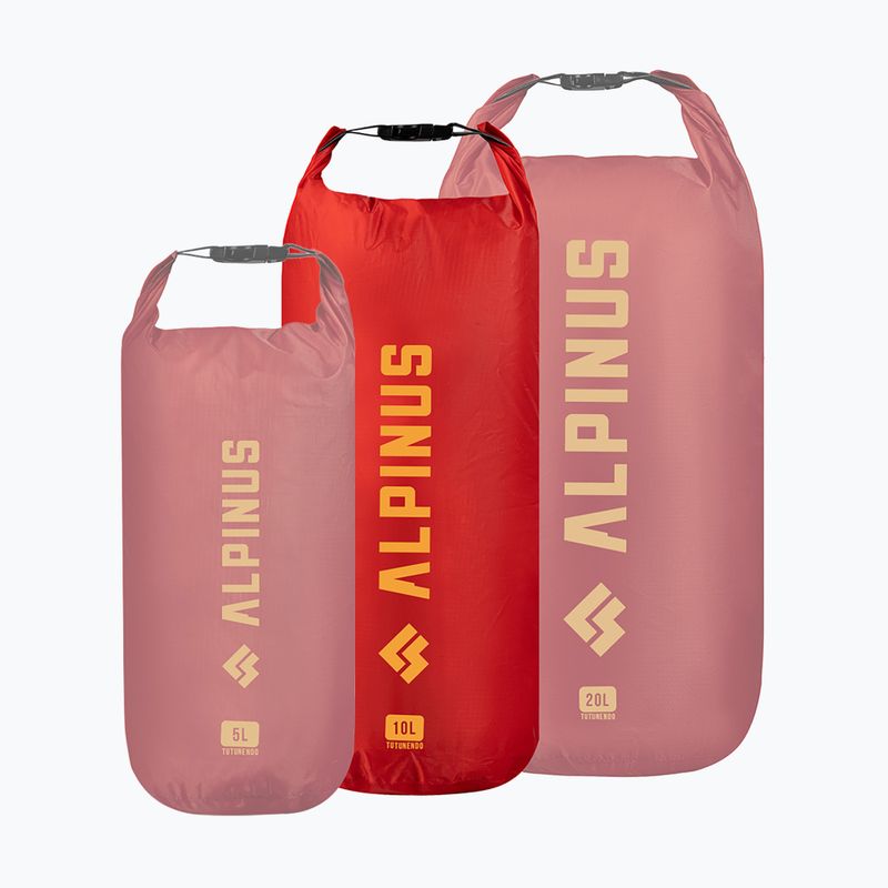 Sac impermeabil Alpinus Tutunendo 10 l roșu 2