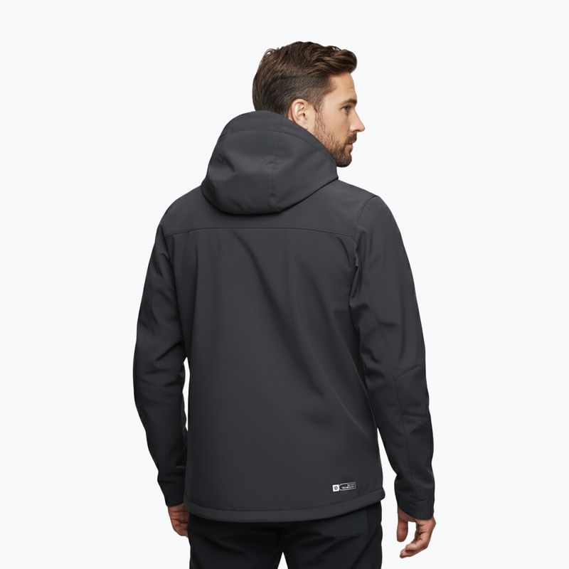 Geacă softshell pentru bărbați Alpinus Roignais black/graphite 3