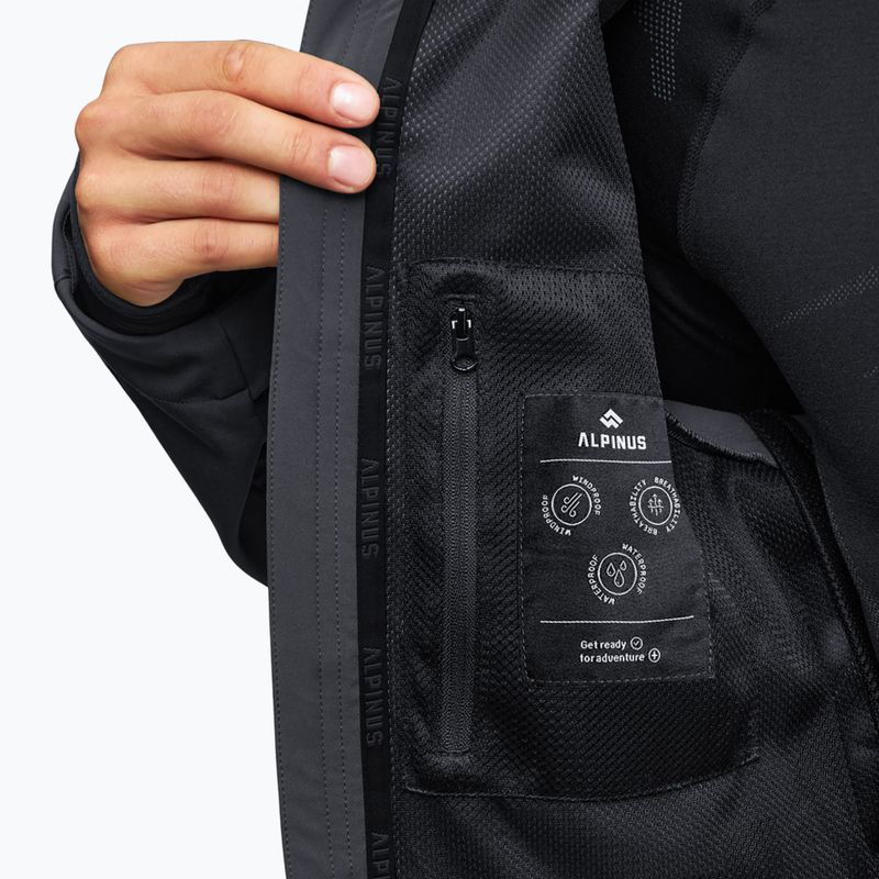 Geacă softshell pentru bărbați Alpinus Roignais black/graphite 5