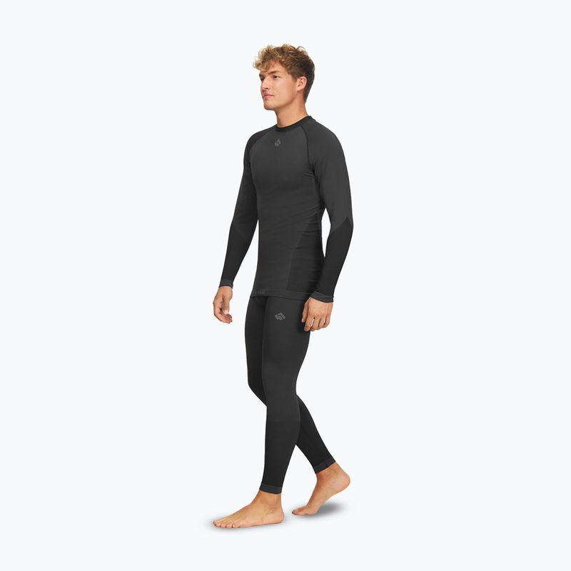 Set de lenjerie termoactivă pentru bărbați Alpinus Moelv Set negru