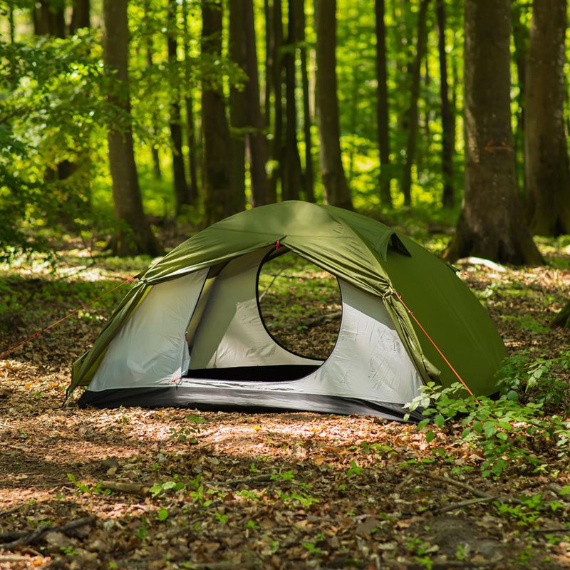 Cort de trekking pentru 3-persoane Alpinus Velebit 3 ALU zielony 10