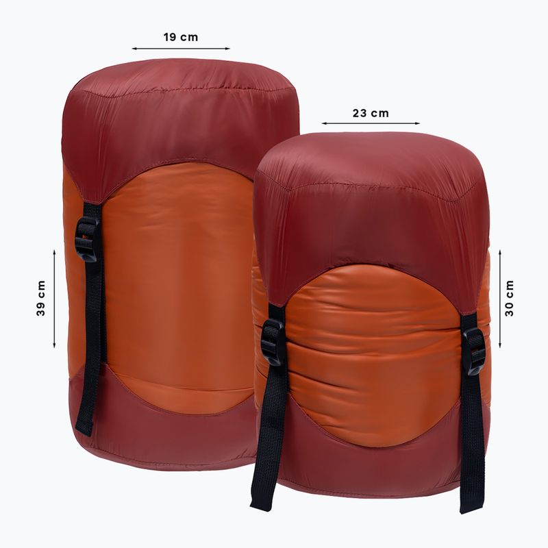 Sac de dormit Alpinus Primalight 1200 stâng portocaliu 8