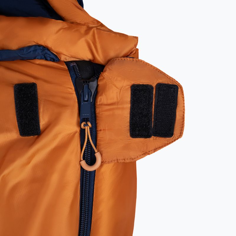 Sac de dormit Alpinus Ultralight 850 stâng portocaliu/albastru marin 3