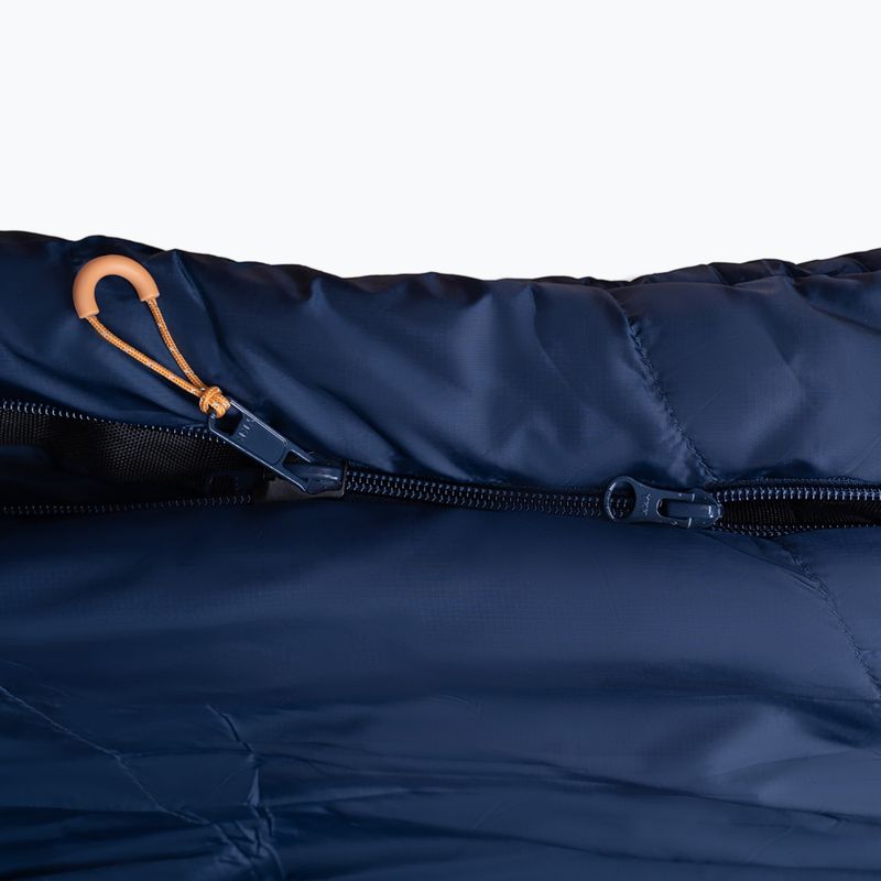 Sac de dormit Alpinus Ultralight 850 stâng portocaliu/albastru marin 4