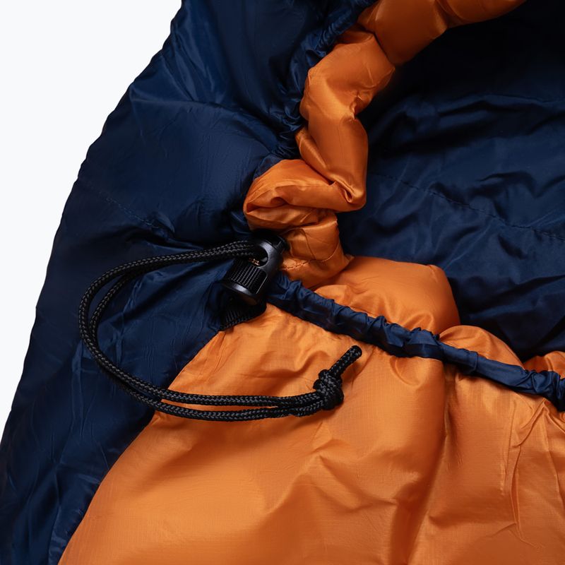 Sac de dormit Alpinus Ultralight 850 drept portocaliu/albastru marin 2