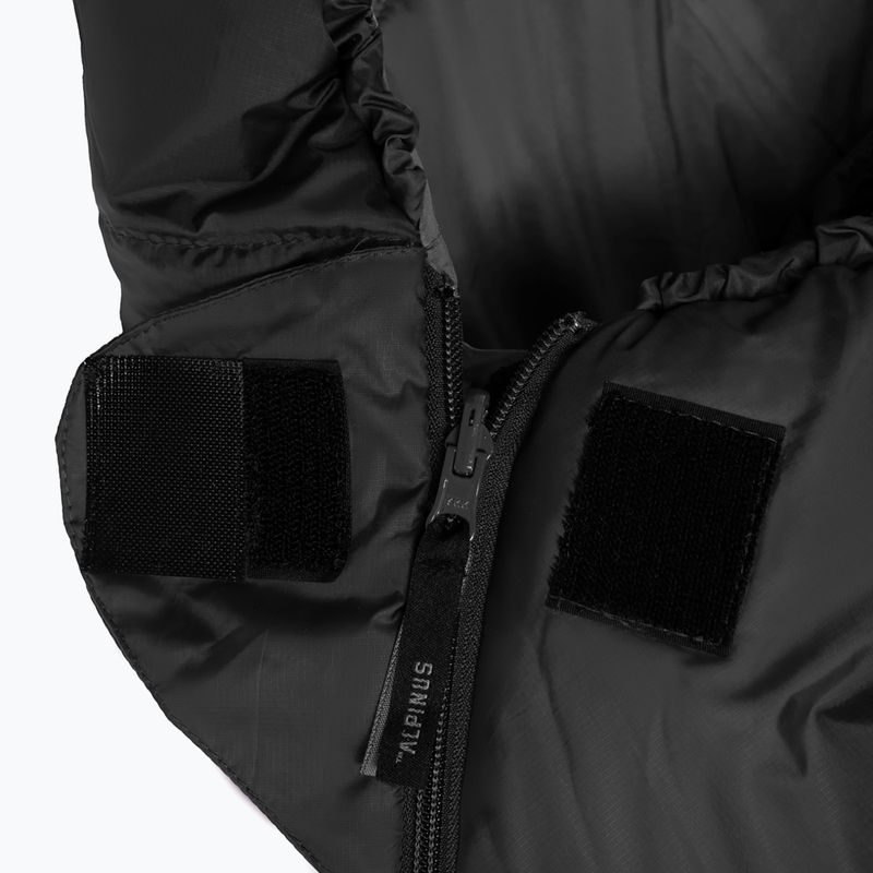 Sac de dormit Alpinus Fiber Pro 1300 stâng antracit 3