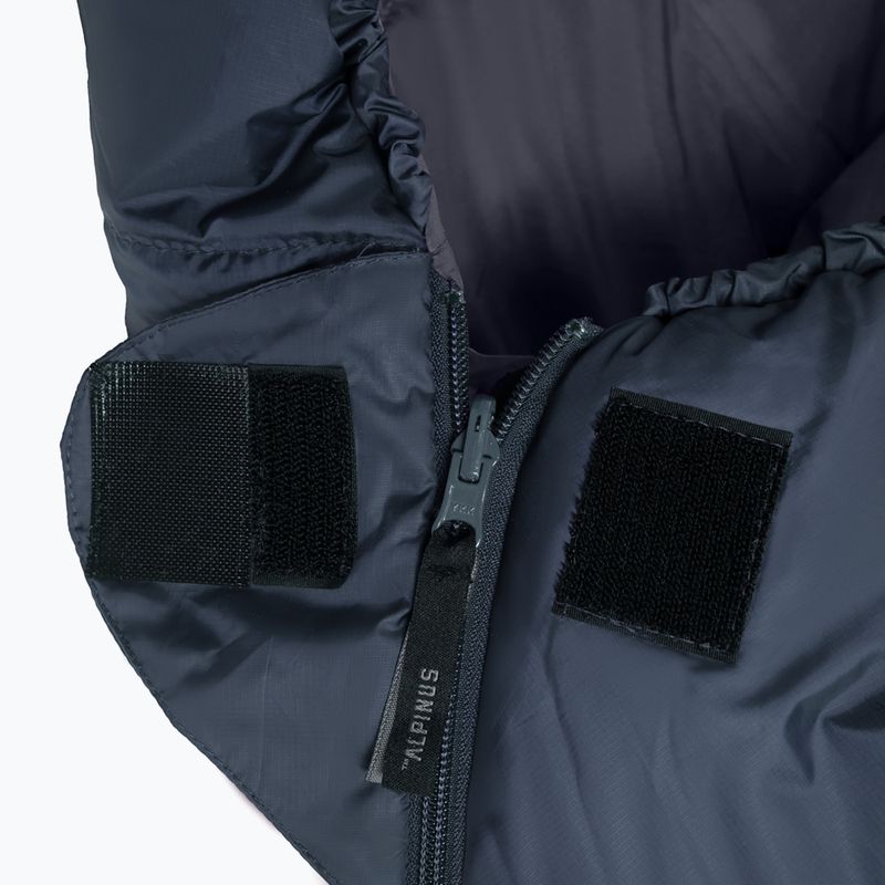 Sac de dormit Alpinus Fiber Pro 1100 stâng gri 3