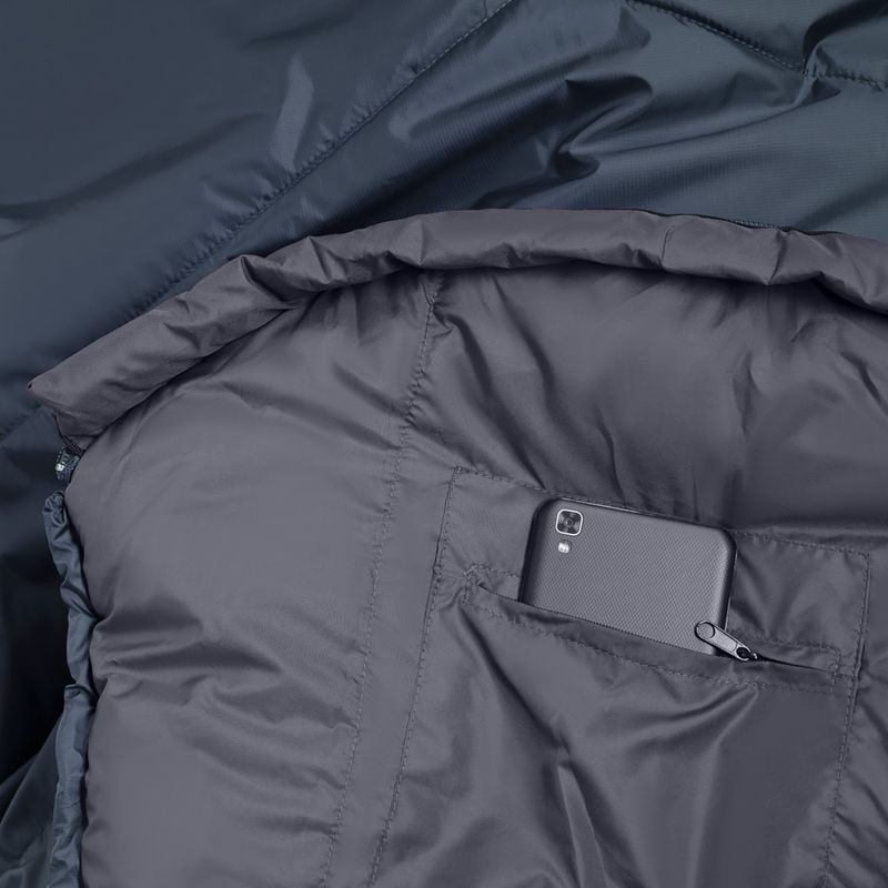 Sac de dormit Alpinus Fiber Pro 1100 drept gri 4
