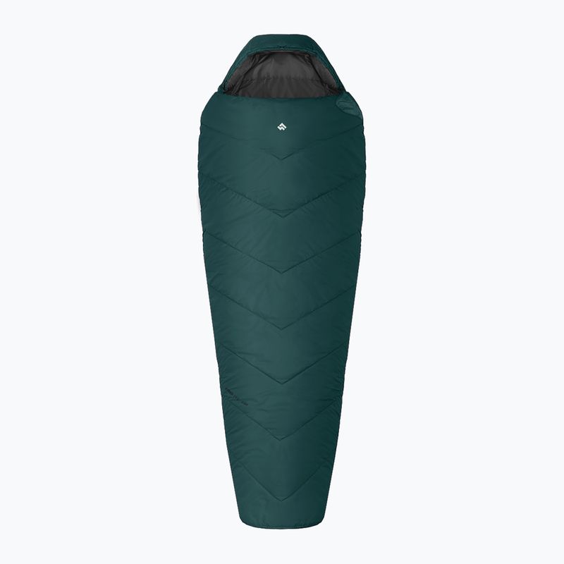 Sac de dormit Alpinus Fiber Pro 800 stâng verde