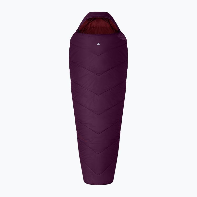 Sac de dormit Alpinus Fiber Pro 1100 stâng burgundy