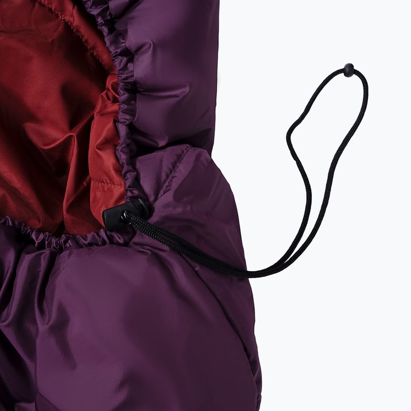 Sac de dormit Alpinus Fiber Pro 1100 stâng burgundy 2