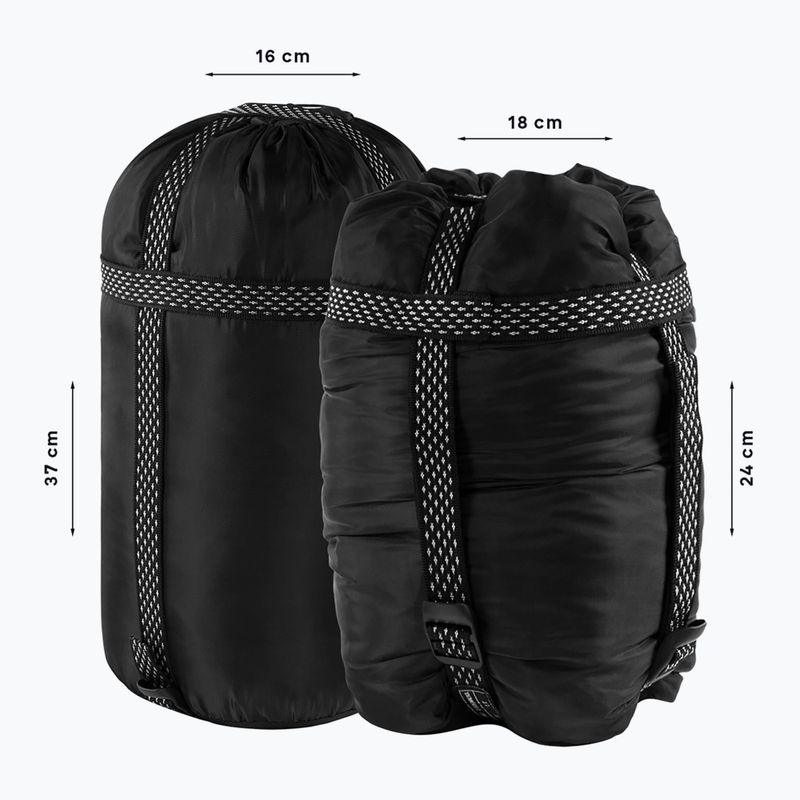 Sac de dormit Alpinus Fiber Pro 1100 drept burgundy 8