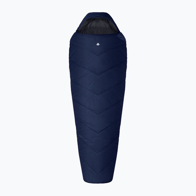 Sac de dormit Alpinus Fiber Pro 1500 stâng albastru marin
