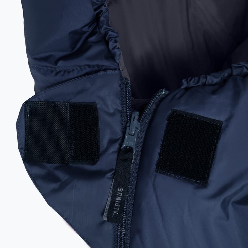 Sac de dormit Alpinus Fiber Pro 1500 drept albastru marin 3
