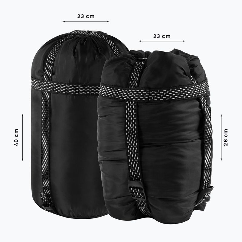 Sac de dormit Alpinus Fiber Pro 1500 drept albastru marin 7