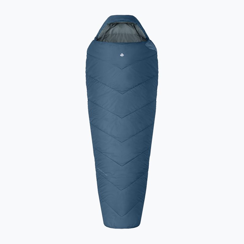 Sac de dormit Alpinus Fiber Pro 1300 stâng salvie