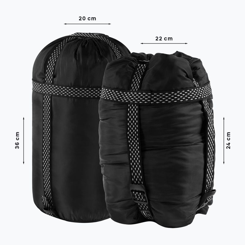 Sac de dormit Alpinus Fiber Pro 1300 drept salvie 7