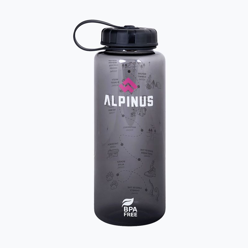 Sticlă turistică Alpinus Nuolja 1 l negru