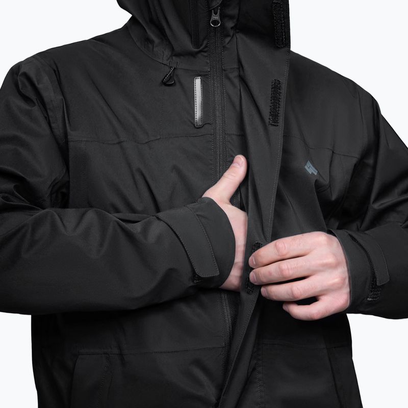 Geacă de ploaie pentru bărbați Alpinus Arys negru 6