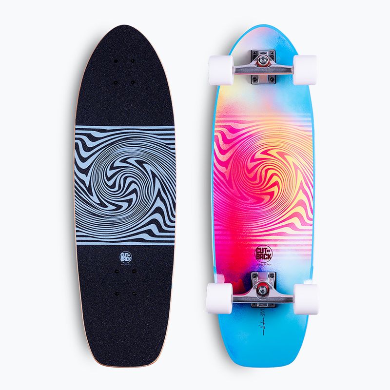Skateboard surfskate Cutback Blue Dream 32"