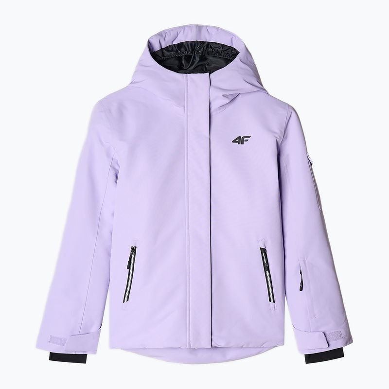 Geacă de snowboard pentru copii 4F F549 light violet