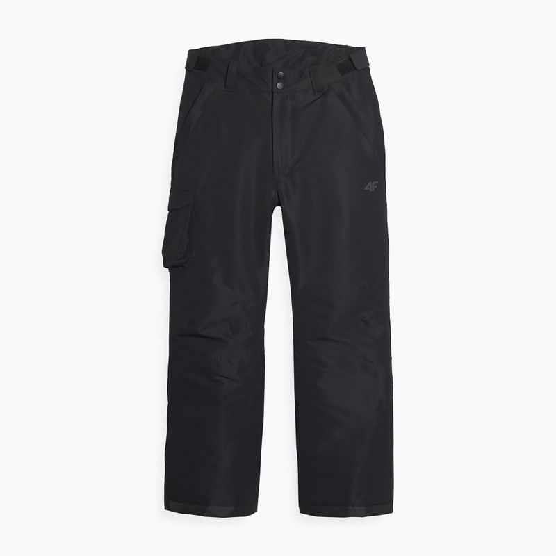 Pantaloni de snowboard pentru copii 4F FNK F663 deep black