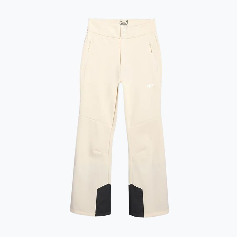Pantaloni de schi pentru femei 4F Fnk F0943 cream 3