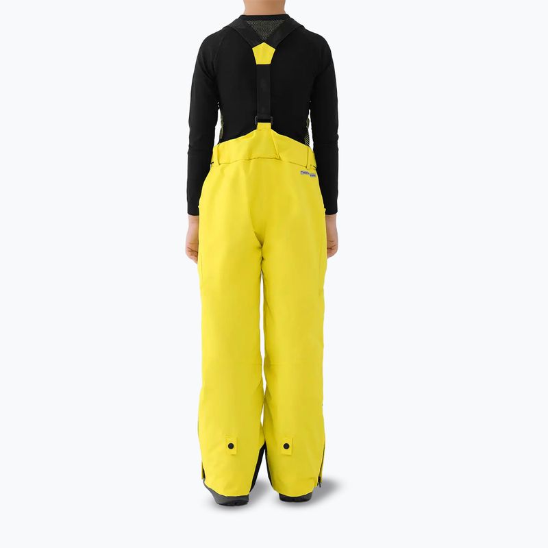 Pantaloni de schi pentru copii 4F Fnk M0953 yellow 2