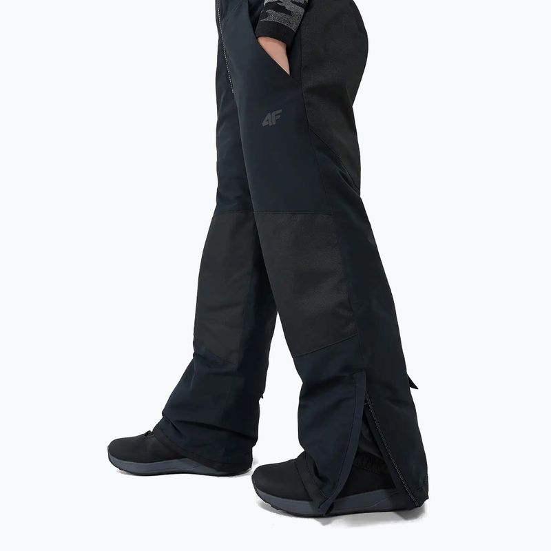 Pantaloni de snowboard pentru copii 4F FNK M0959 deep black 3