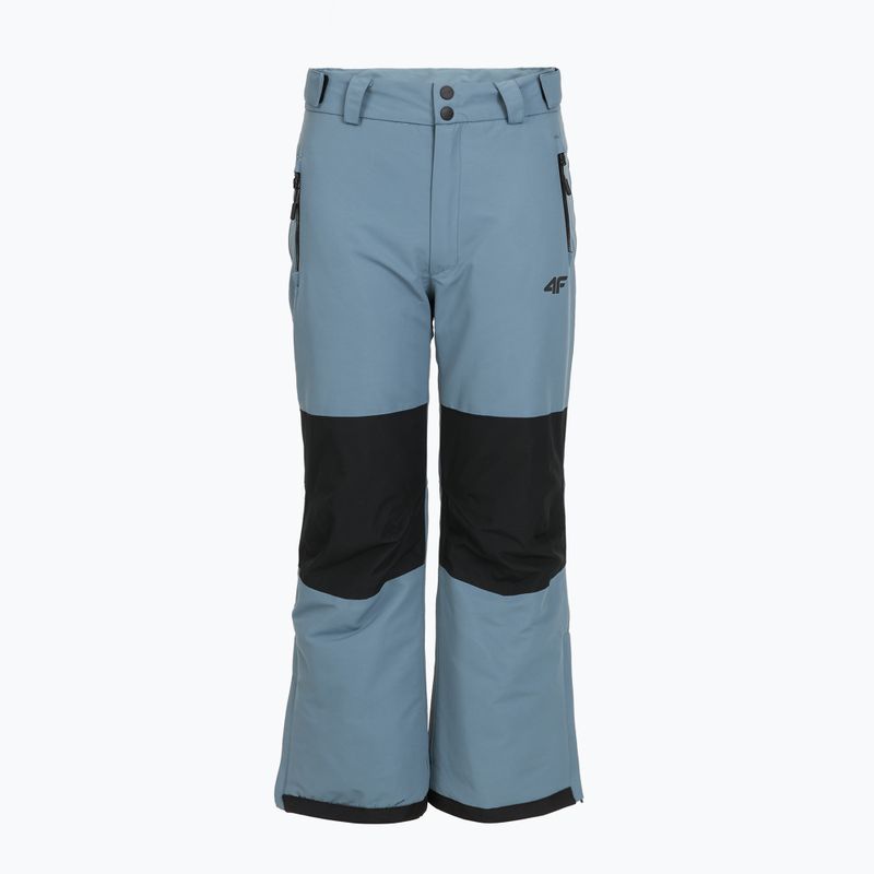 Pantaloni de snowboard pentru copii 4F FNK M0960 denim 4
