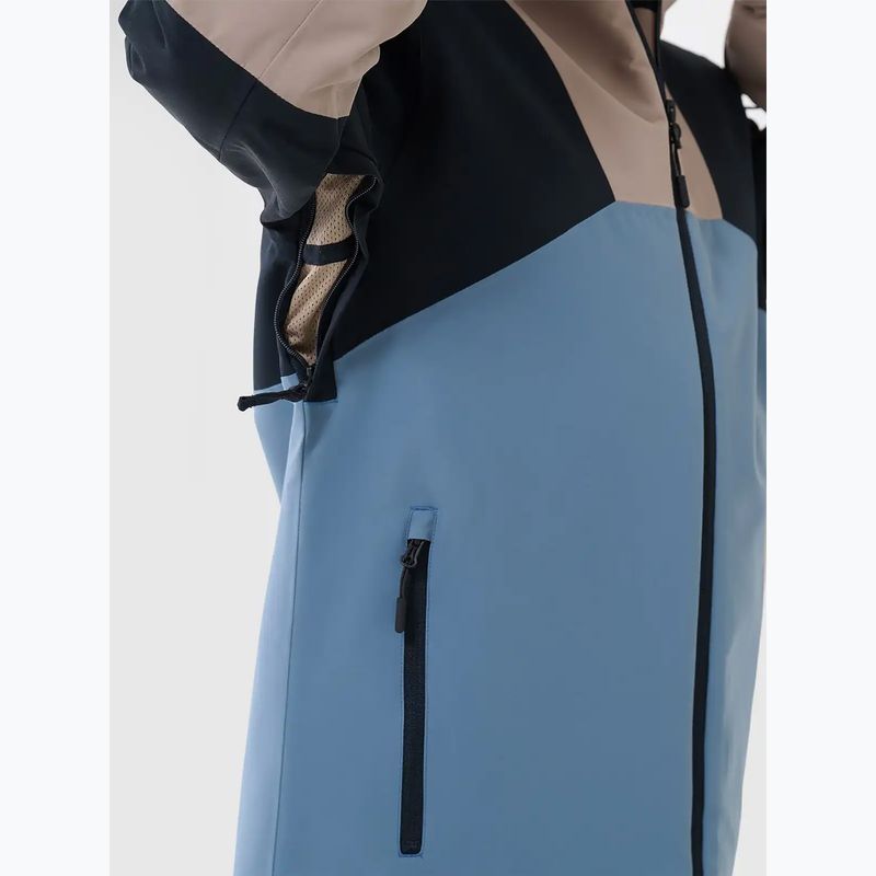 Geacă de snowboard pentru copii 4F M0837 light brown 3