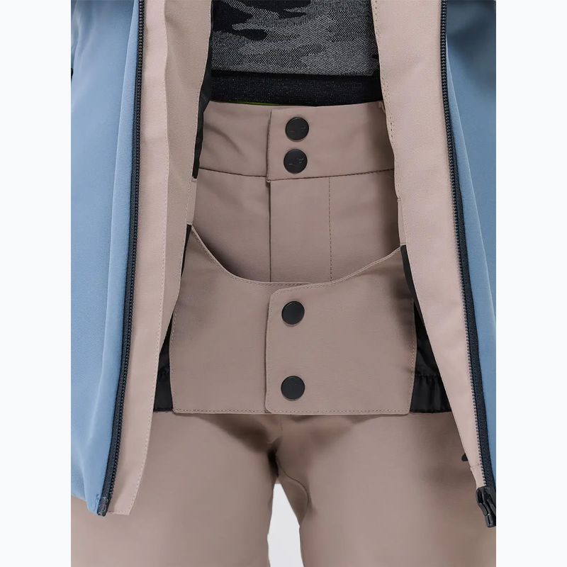 Geacă de snowboard pentru copii 4F M0837 light brown 4