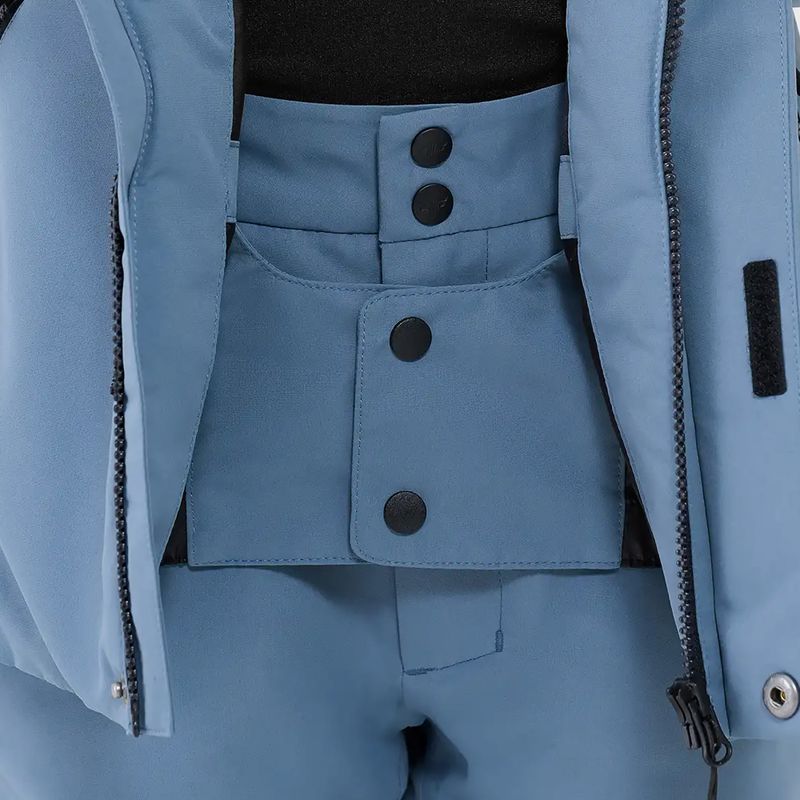 Geacă de snowboard pentru copii 4F M0838 denim 4