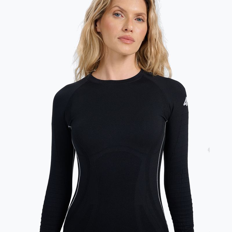 Longsleeve termoactiv pentru femei 4F F203 deep black 5