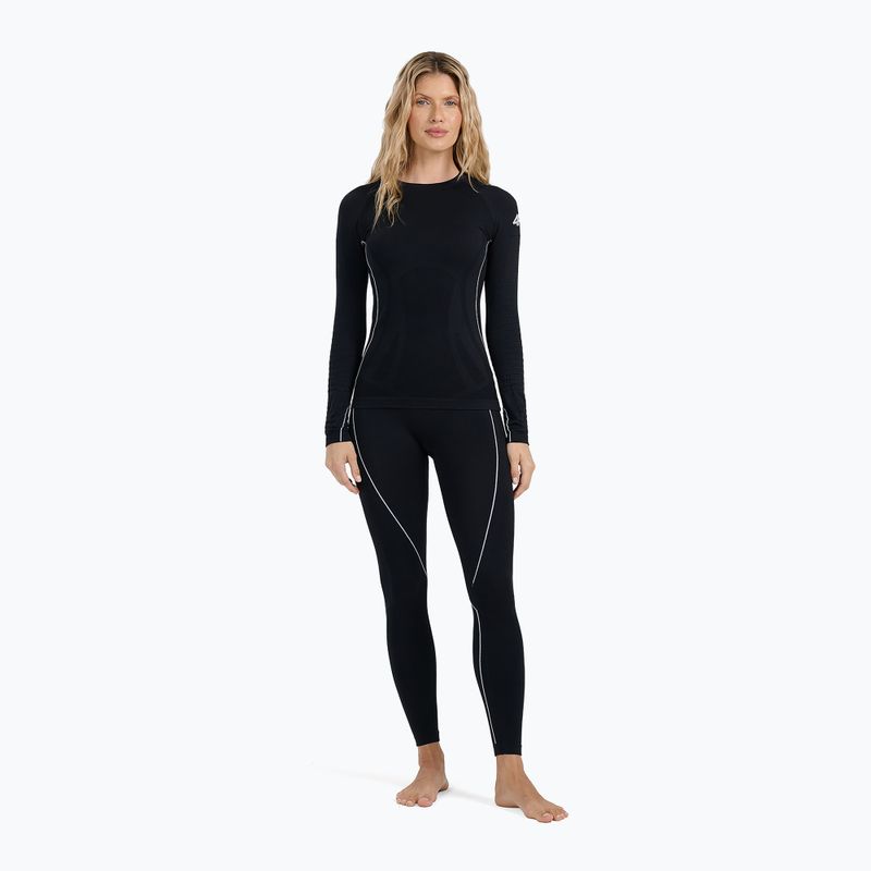 Pantaloni termoactivi pentru femei 4F F204 deep black 2