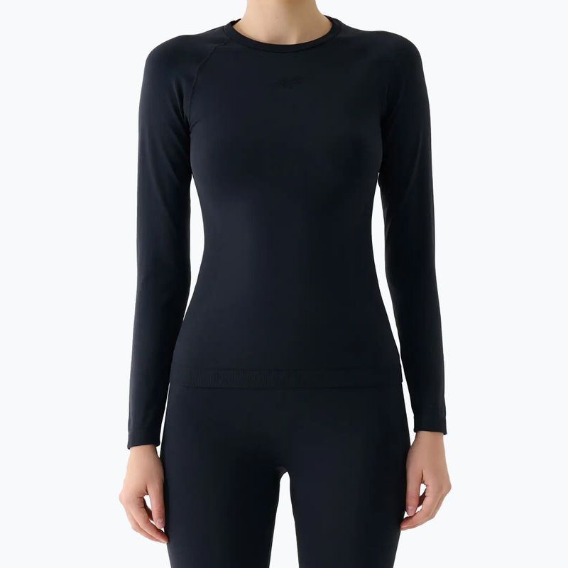 Bluză termică pentru femei 4F F220 deep black