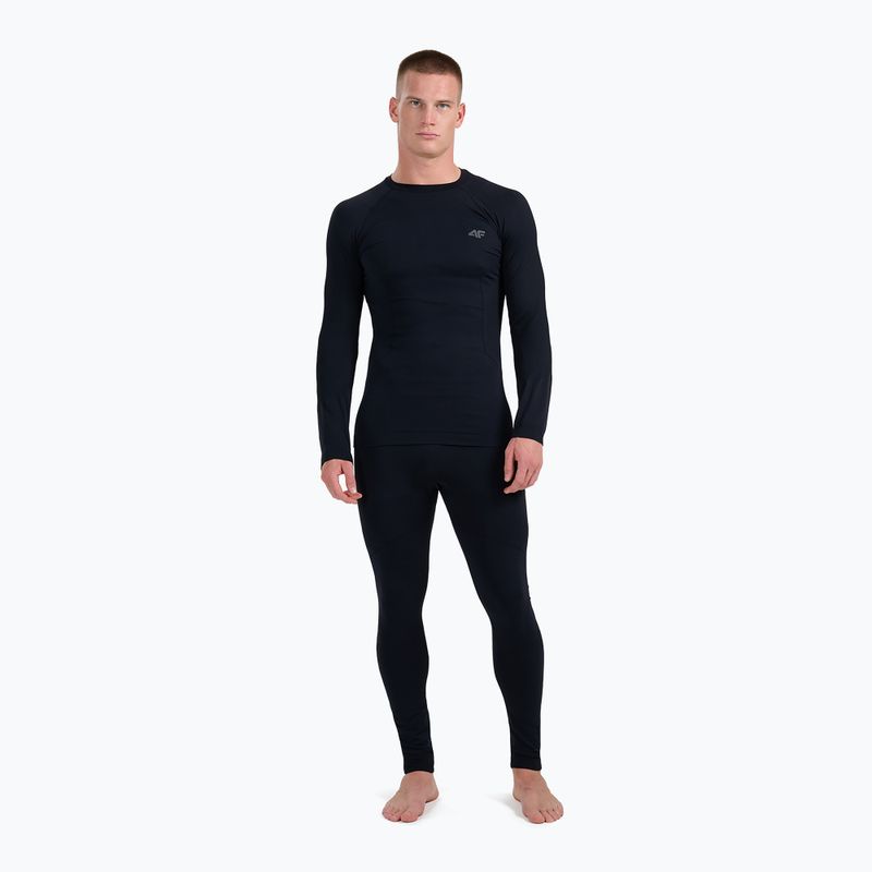 Pantaloni termoactivi pentru bărbați 4F M234 black 4
