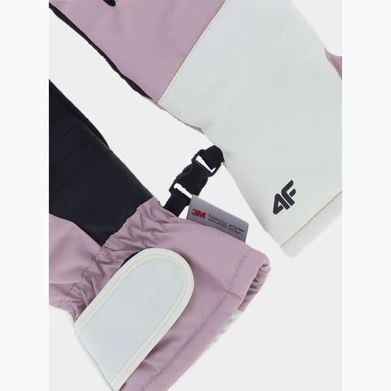 Mănuși de schi pentru copii 4F Fnk U189 light pink 2