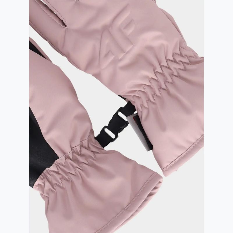 Mănuși de schi pentru copii 4F Fnk U190 light pink 2