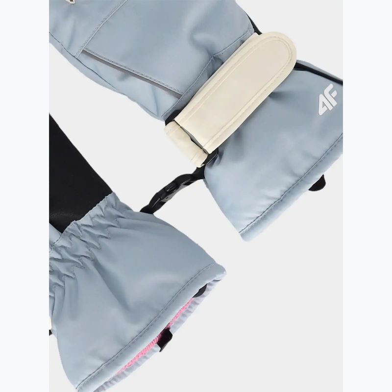 Mănuși de schi pentru copii 4F Fnk U200 light blue 2