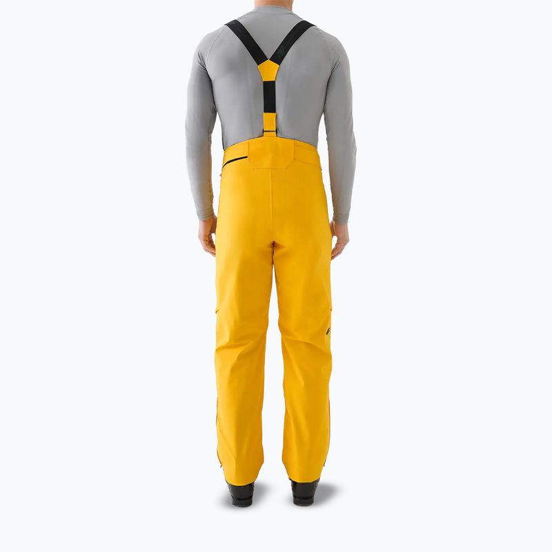 Pantaloni de schi pentru bărbați 4F Fnk M1086 yellow 2