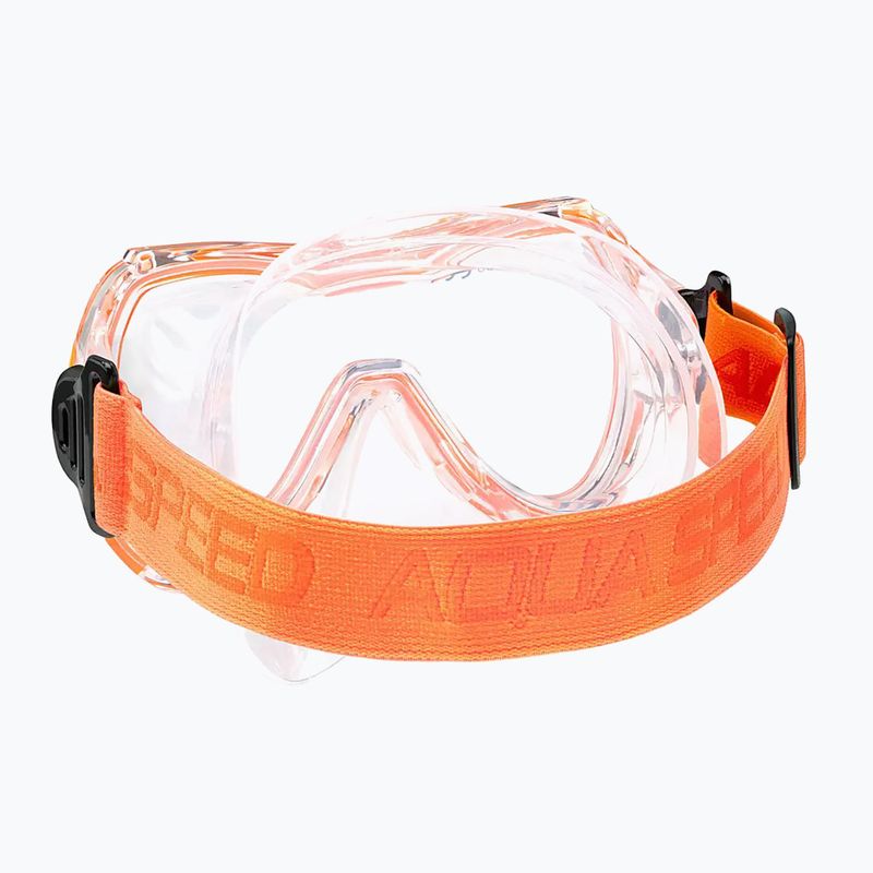 Set de scufundări pentru copii AQUA-SPEED Alize FS + Samos + Mesh portocaliu 5