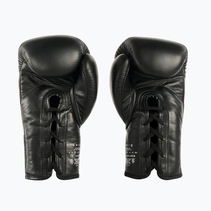 Mănuși de box UNIQ Laced Up technical black 2