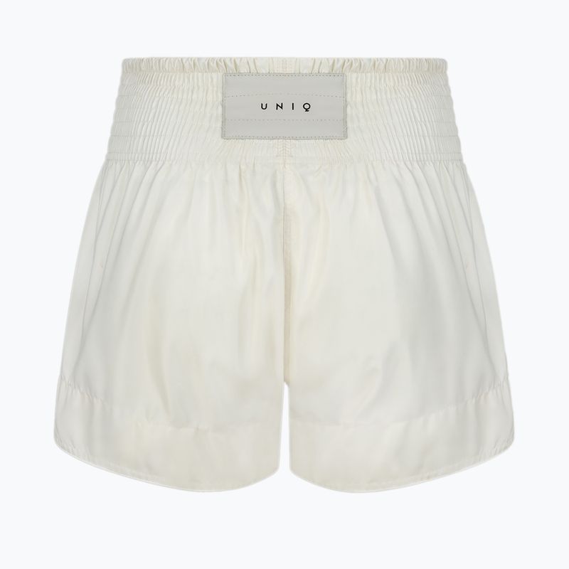 Pantaloni scurți de antrenament  UNIQ Fight technical white 2
