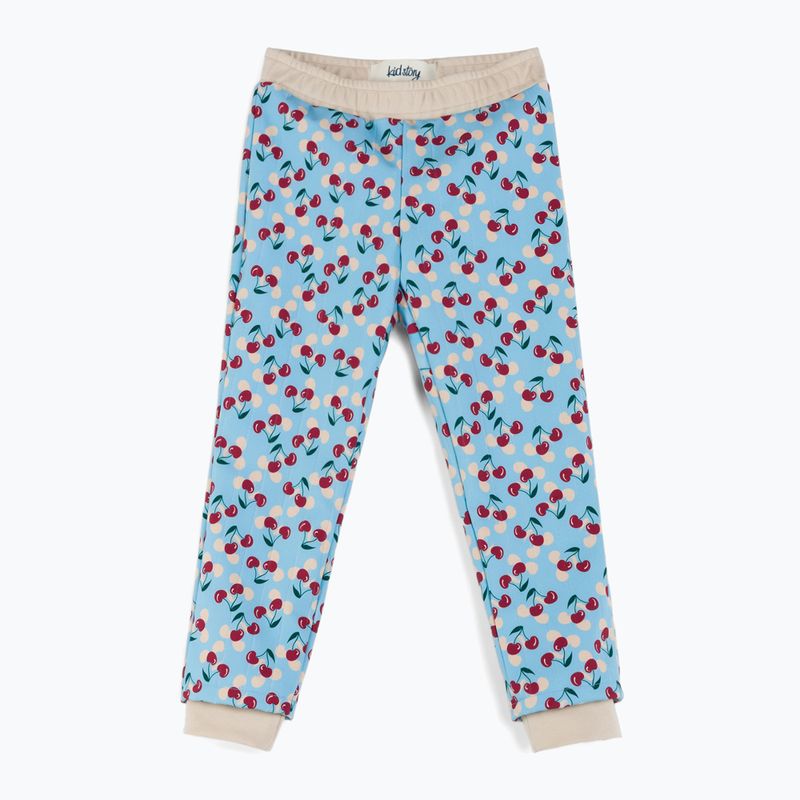 KID STORY pantaloni termici pentru copii KID STORY spațiu vișiniu