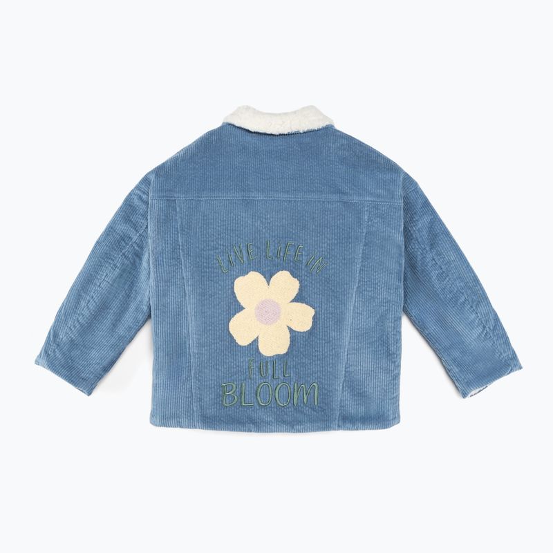 Geacă pentru copii KID STORY Teddy air blue flowers 2