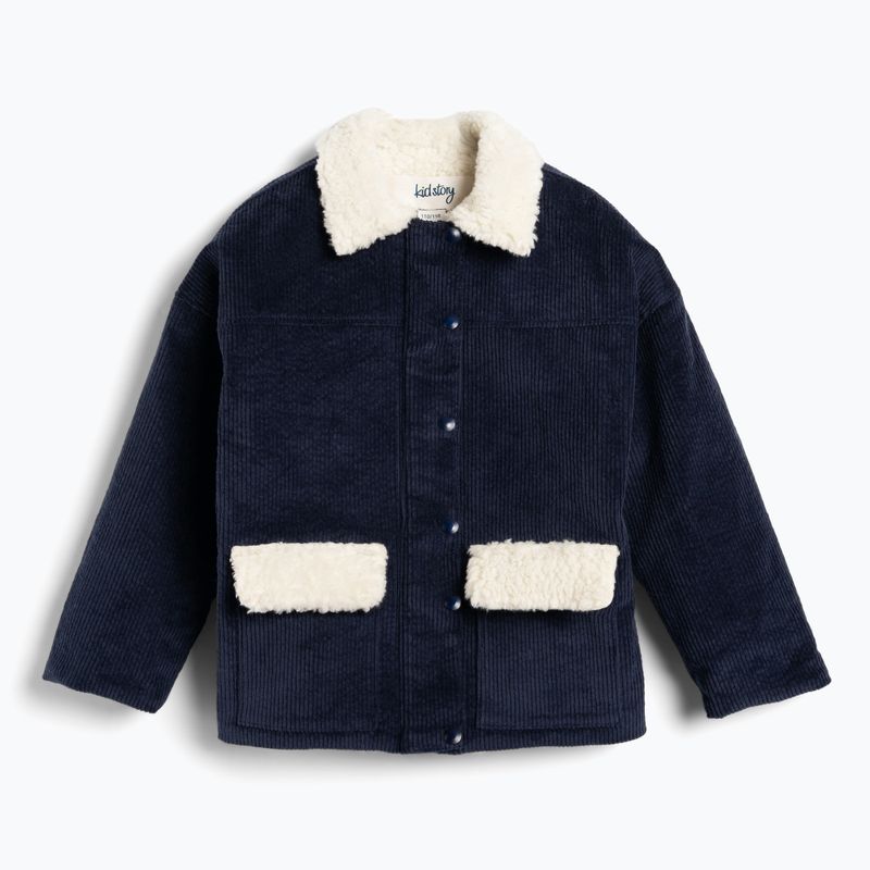 Geacă pentru copii KID STORY Teddy storm blue